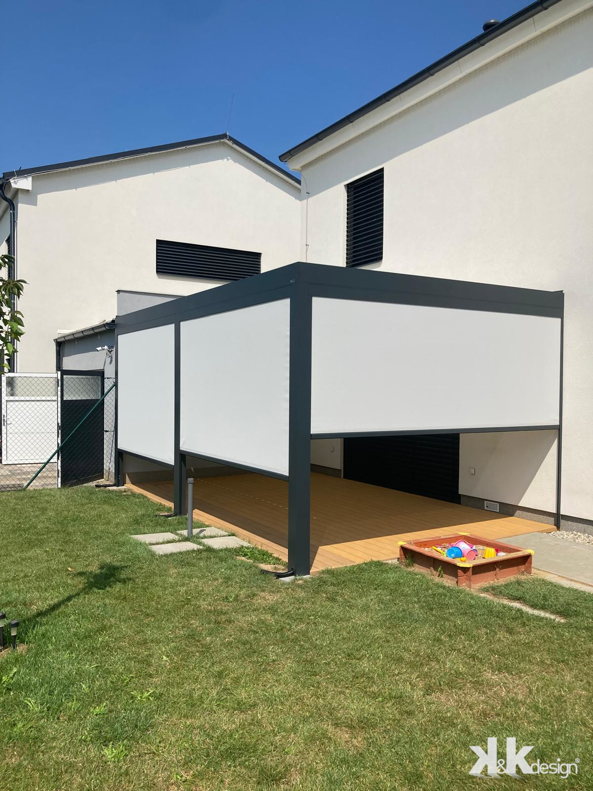 Pergola Artosi s roletami Alfa ZIP